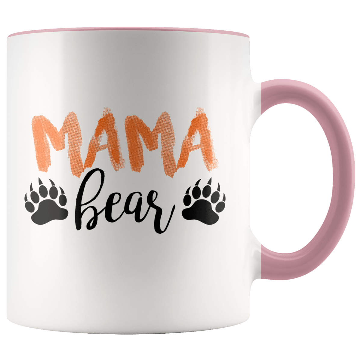 Mama Bear Vintage Bear Emblem Front & Back Coffee Mug