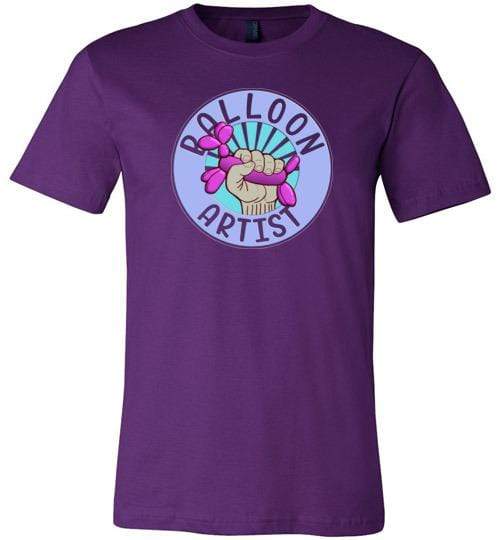 Balloon Artist t-Shirt for Balloon Twisters ~ Short-Sleeve (Adult) Team Purple / S