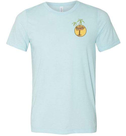 Get Me to the Beach Short-Sleeve Tshirt Heather Ice Blue / XS