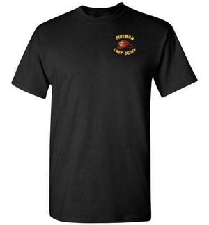 Fireman Chef Geoff Official Fan t-Shirt (on Gildan heavier weight shirt) Black / S