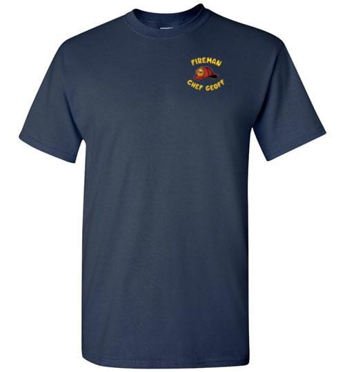 Fireman Chef Geoff Official Fan t-Shirt (on Gildan) Navy / S