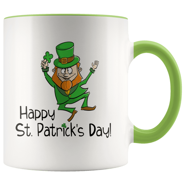 St. Patrick's Day Leprechaun Mug Green