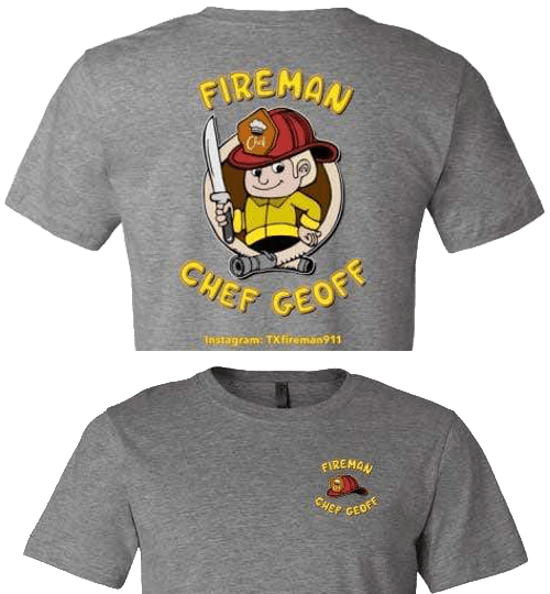 Fireman Chef Geoff Official Fan t-Shirt