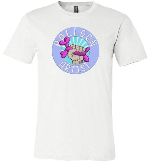 Balloon Artist t-Shirt for Balloon Twisters ~ Short-Sleeve (Adult) White / S