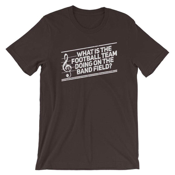 Marching Band Short-Sleeve Shirt for Men & Women (Adult) Brown / S
