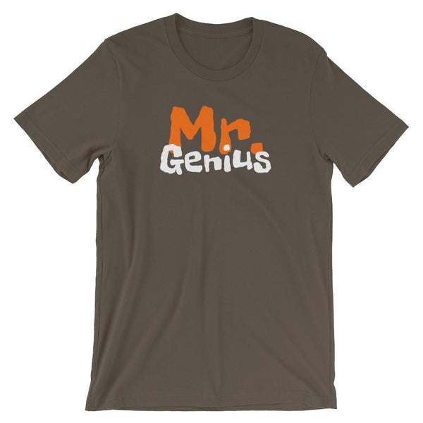 Mr Genius Short-Sleeve Shirt for Men (Adult) Army / S
