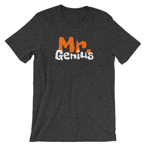Mr Genius Short-Sleeve Shirt for Men (Adult) Dark Grey Heather / S