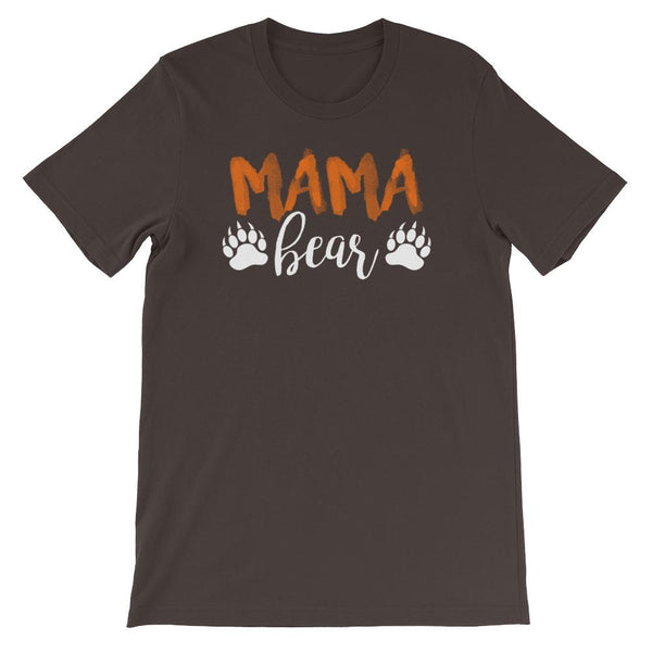 Mama Bear Shirt for Women - Short-Sleeve (Adult) Brown / S