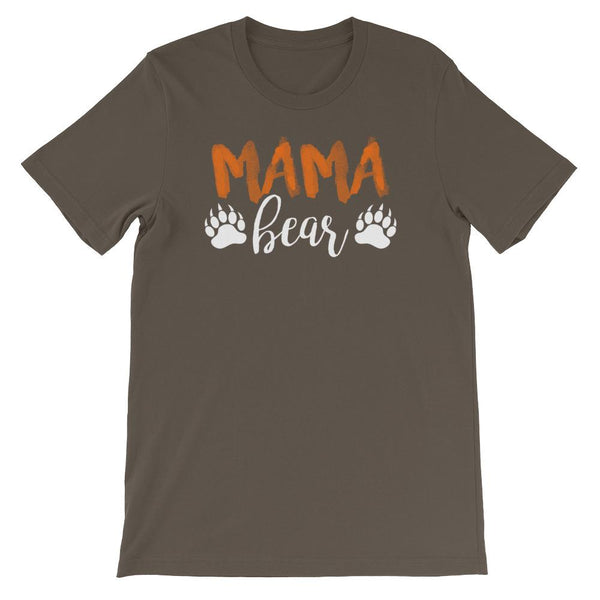 Mama Bear Shirt for Women - Short-Sleeve (Adult) Army / S