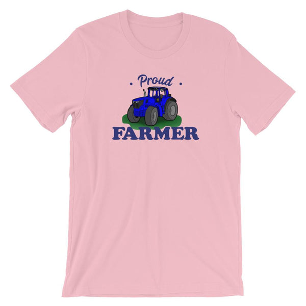 Proud Farmer Short-Sleeve Shirt for Men & Women (Adult) Pink / S