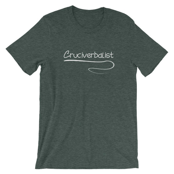 Cruciverbalist Short-Sleeve Shirt for Men & Women Crossword Puzzle Lovers (Adult) Heather Forest / S