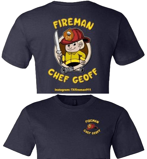 Fireman Chef Geoff Official Fan t-Shirt