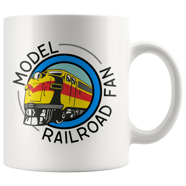 Model Railroad Fan Mug 11oz Wht